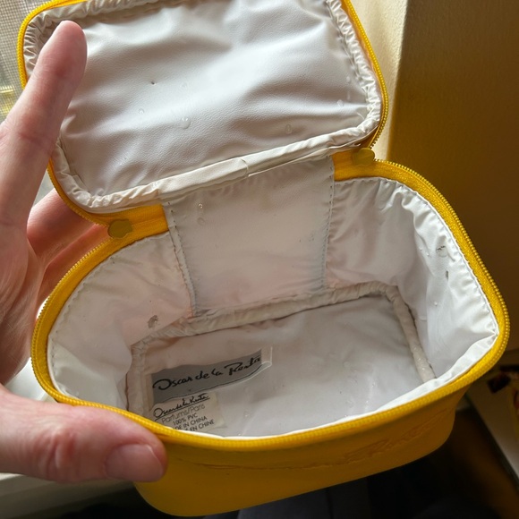 Oscar de la Renta Vibrant Yellow Cosmetic Case - Picture 5 of 14